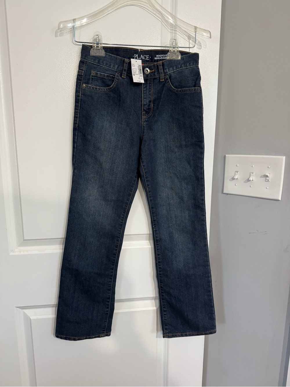 The Children's Place Girls' Dark Wash Bootcut Jeans size 10